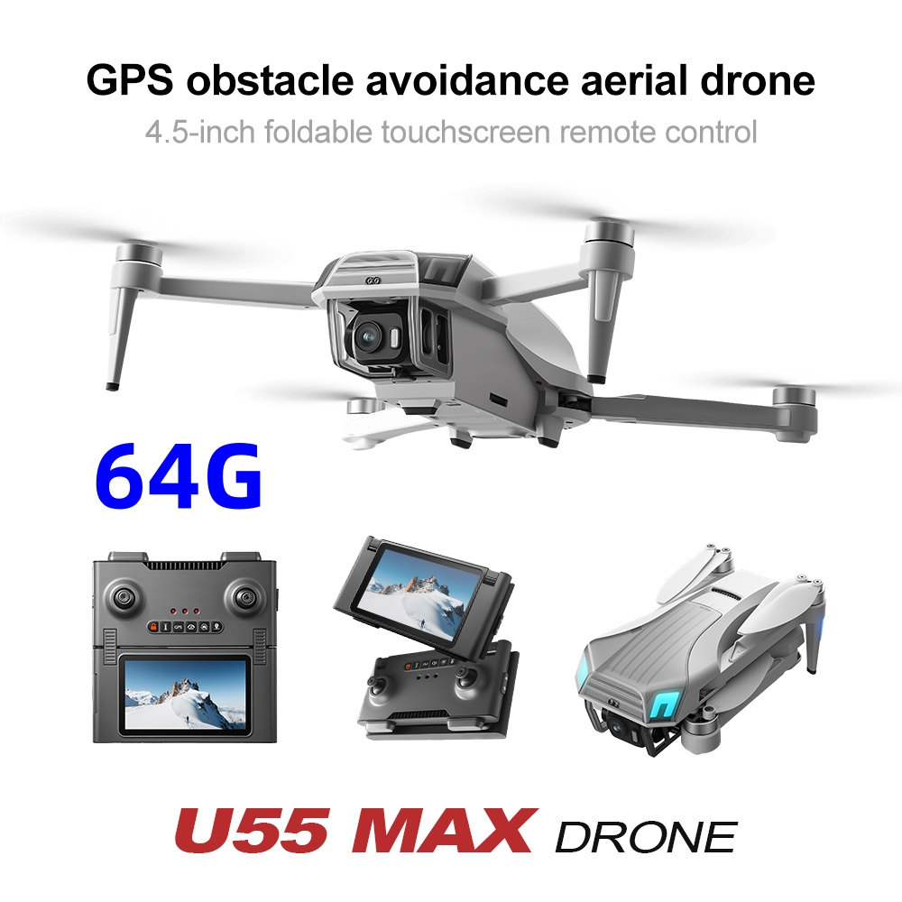Drone RC NCZOBOE U55 con Doppi - Drone Gimbal 2 Axis recensione e prezzo